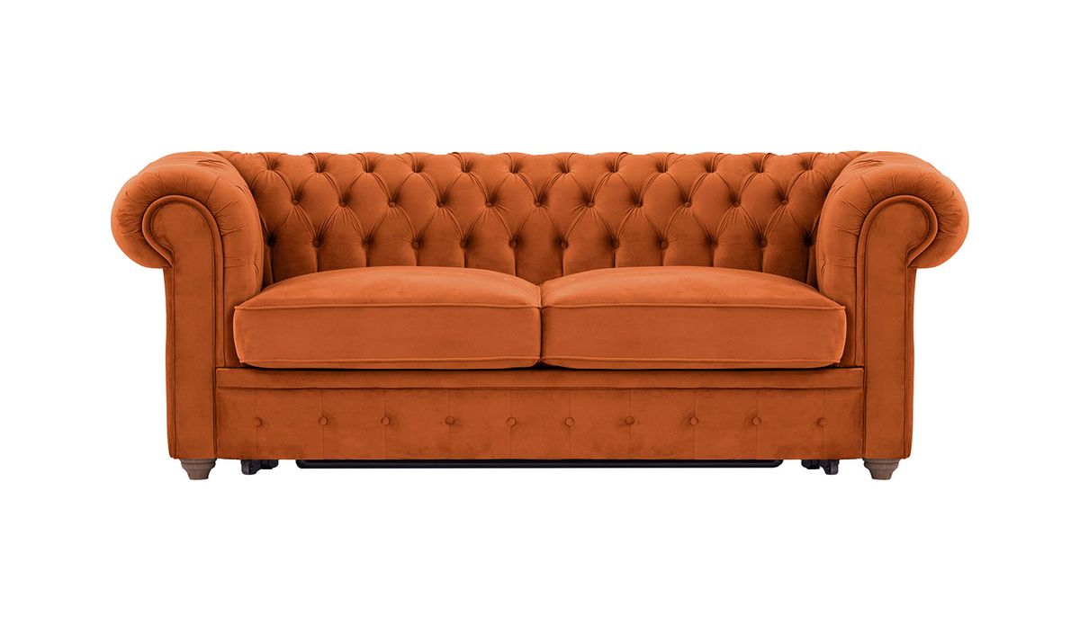 Chesterfield Max Borneo – Canapé trois places convertible avec sommier