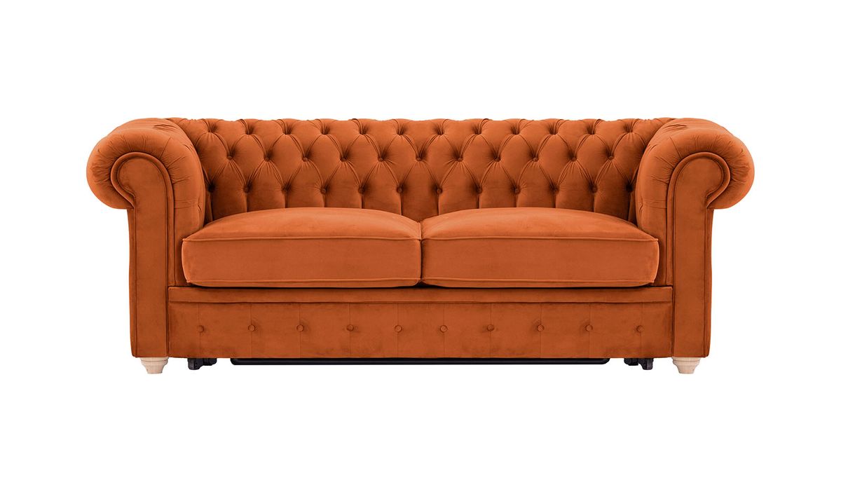 Chesterfield Max Borneo – Canapé trois places convertible avec sommier
