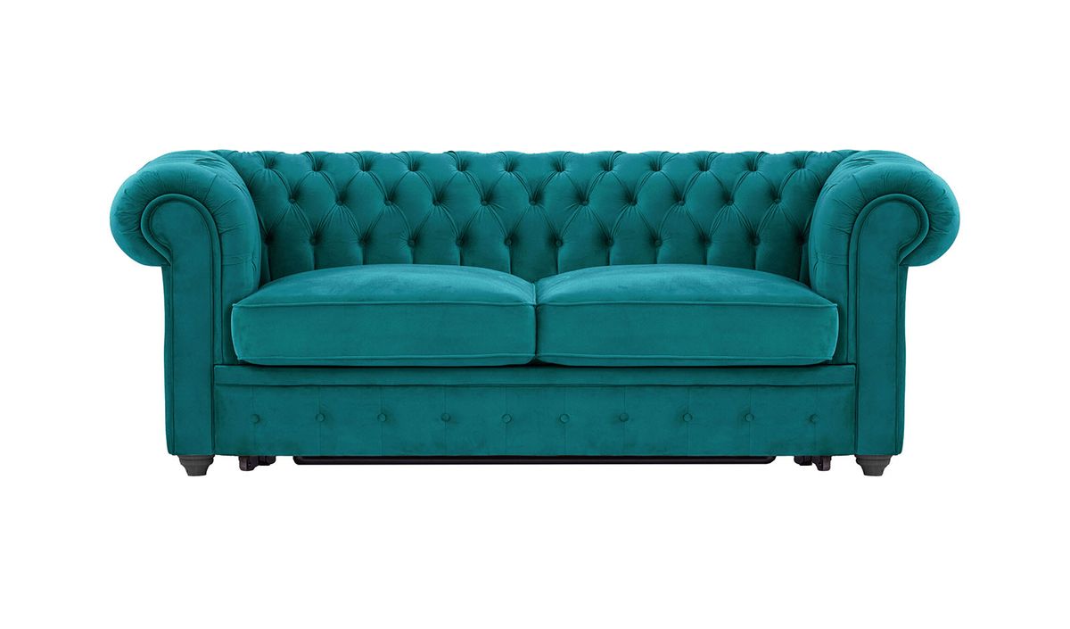 Chesterfield Max Borneo – Canapé trois places convertible avec sommier