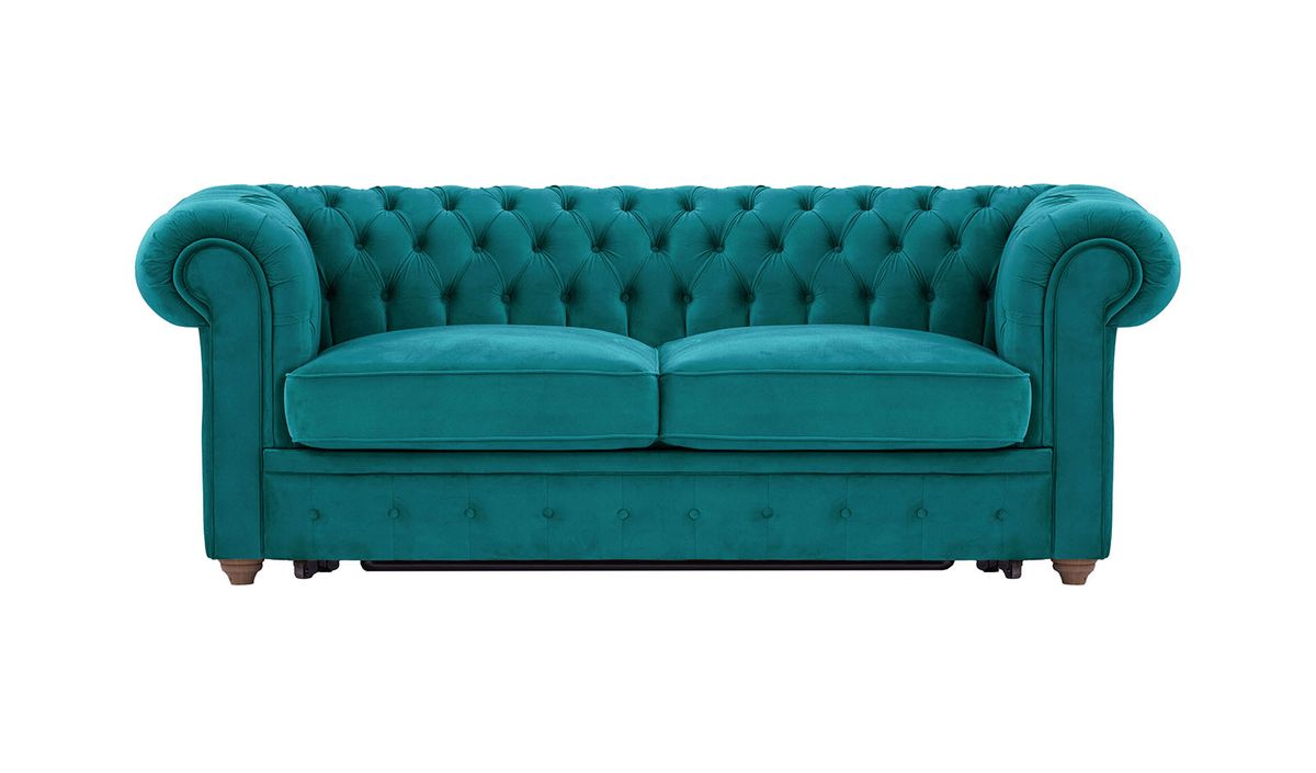 Chesterfield Max Borneo – Canapé trois places convertible avec sommier