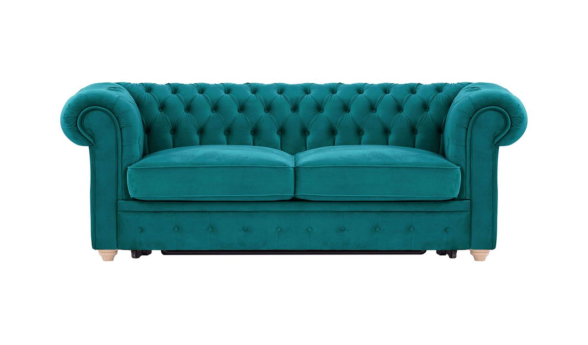 Chesterfield Max Borneo – Canapé trois places convertible avec sommier