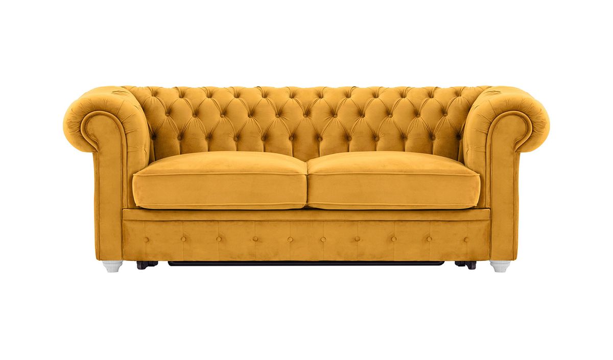 Chesterfield Max Borneo – Canapé trois places convertible avec sommier