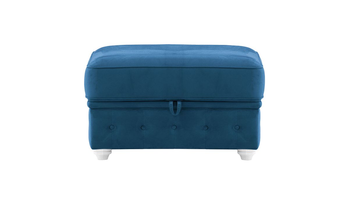 Chesterfield Borneo – Pouf avec coffre de rangement