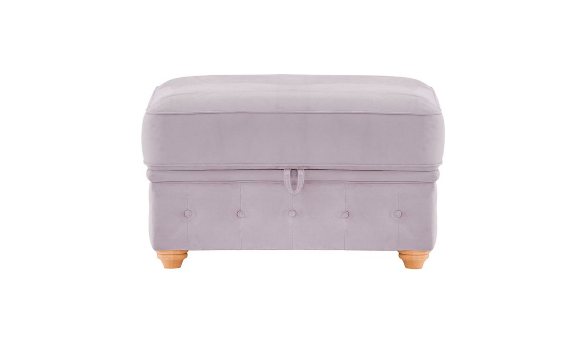 Chesterfield Borneo – Pouf avec coffre de rangement