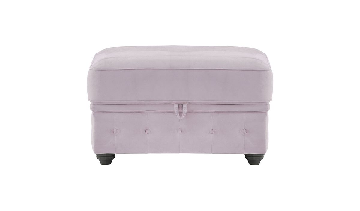 Chesterfield Borneo – Pouf avec coffre de rangement