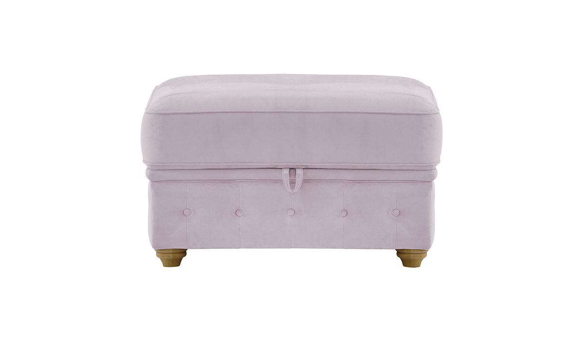 Chesterfield Borneo – Pouf avec coffre de rangement