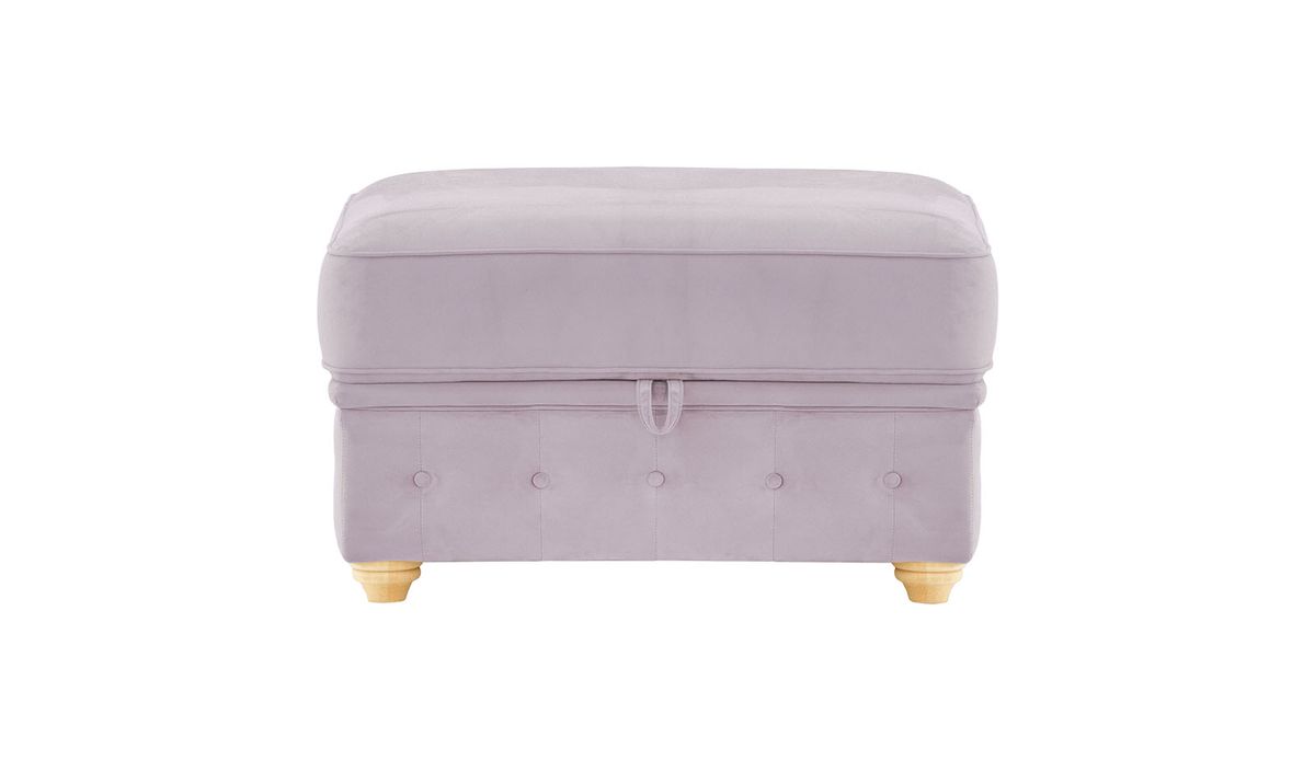 Chesterfield Borneo – Pouf avec coffre de rangement