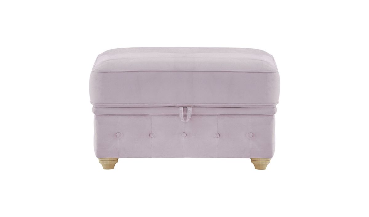 Chesterfield Borneo – Pouf avec coffre de rangement