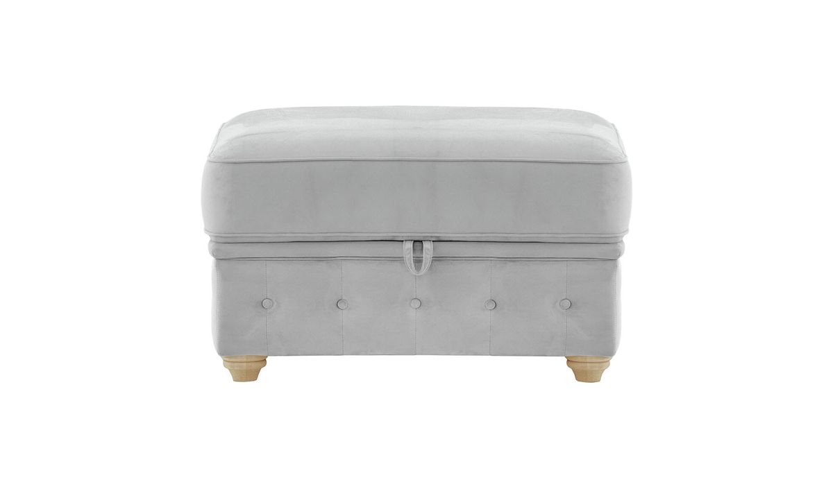 Chesterfield Borneo – Pouf avec coffre de rangement
