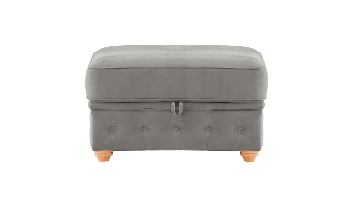 Chesterfield Borneo – Pouf avec coffre de rangement