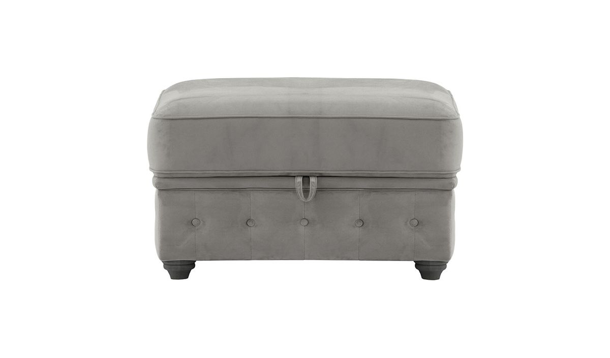 Chesterfield Borneo – Pouf avec coffre de rangement