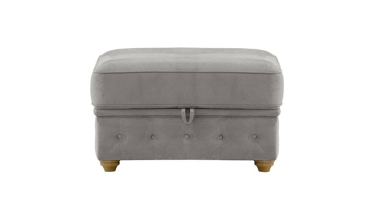 Chesterfield Borneo – Pouf avec coffre de rangement