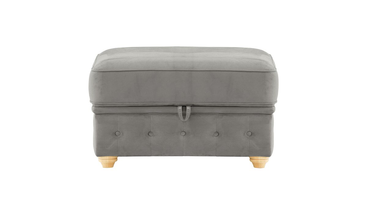 Chesterfield Borneo – Pouf avec coffre de rangement