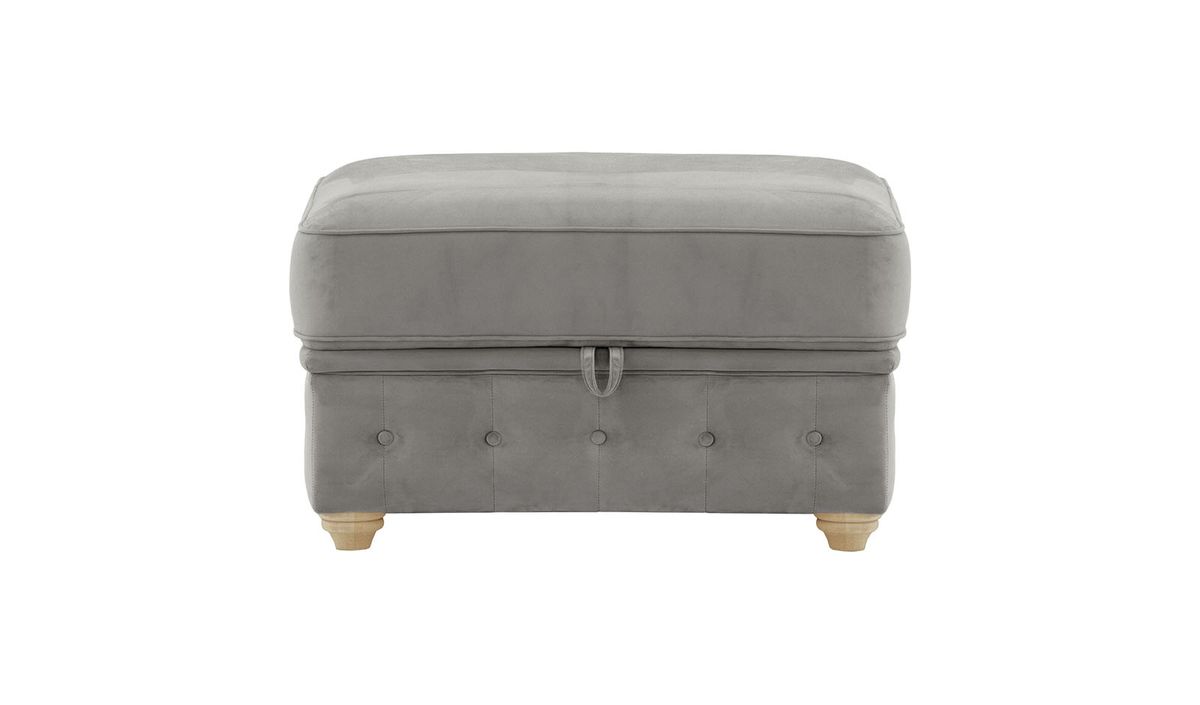 Chesterfield Borneo – Pouf avec coffre de rangement