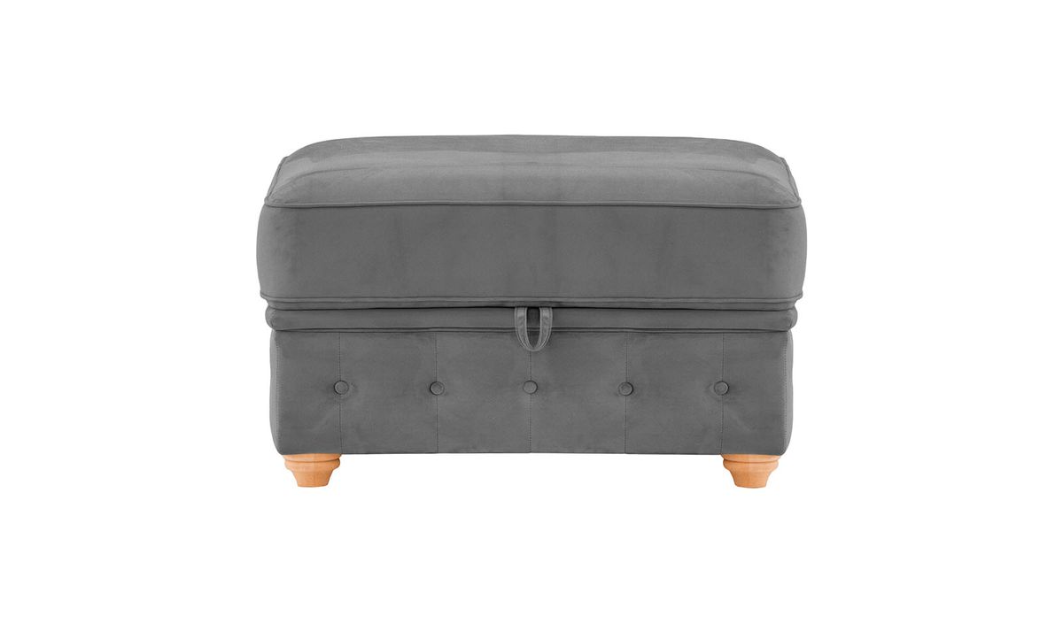 Chesterfield Borneo – Pouf avec coffre de rangement