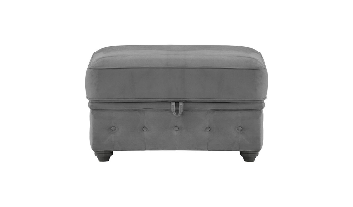 Chesterfield Borneo – Pouf avec coffre de rangement