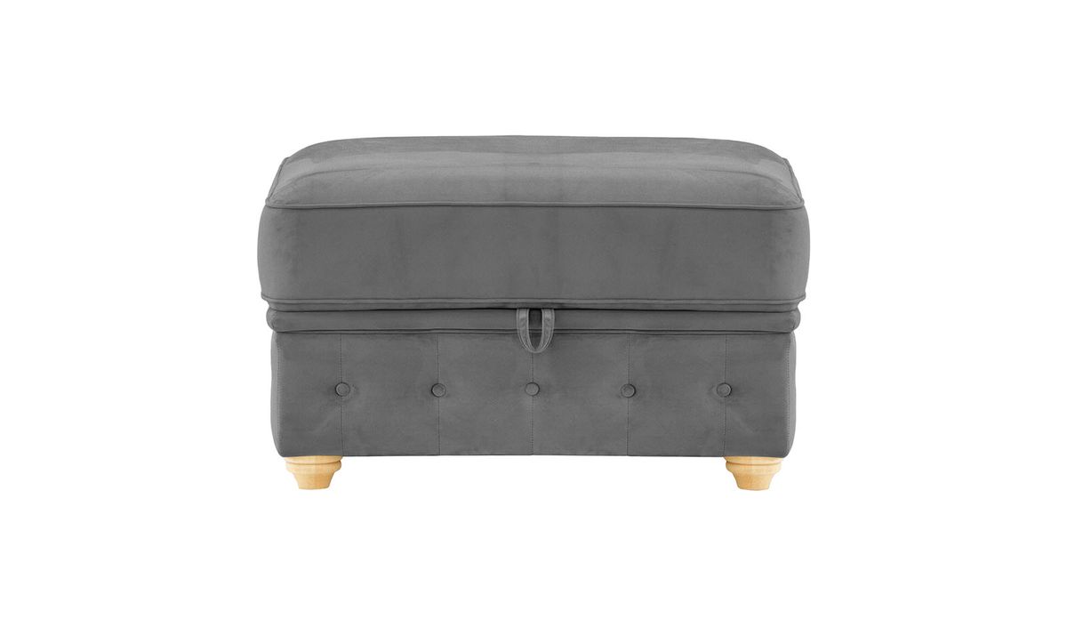 Chesterfield Borneo – Pouf avec coffre de rangement