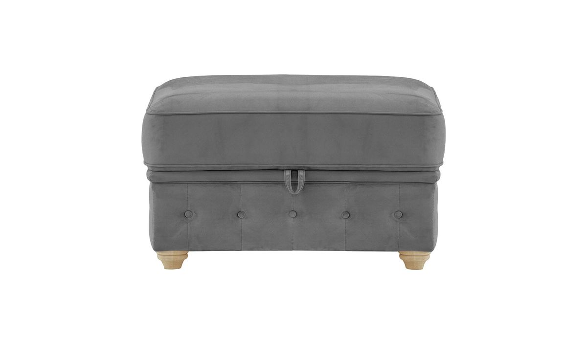 Chesterfield Borneo – Pouf avec coffre de rangement