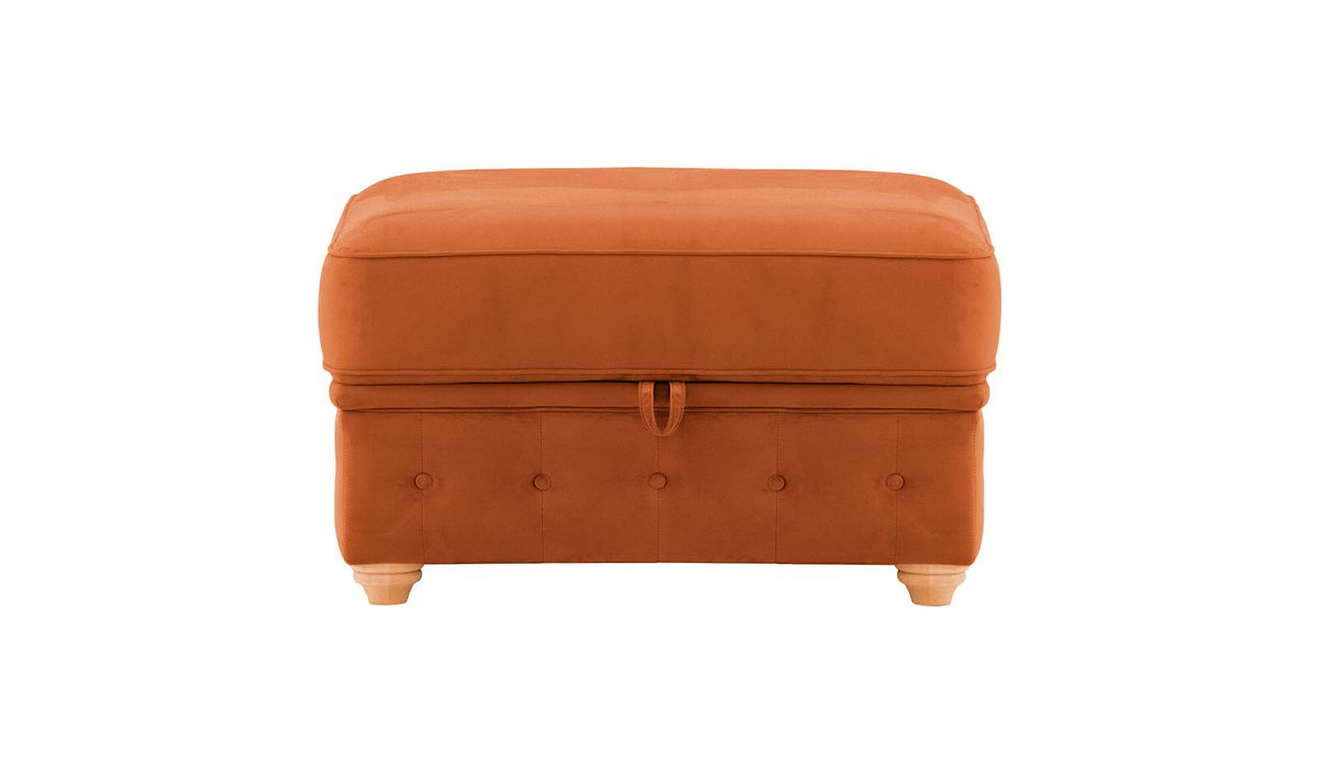 Chesterfield Borneo – Pouf avec coffre de rangement