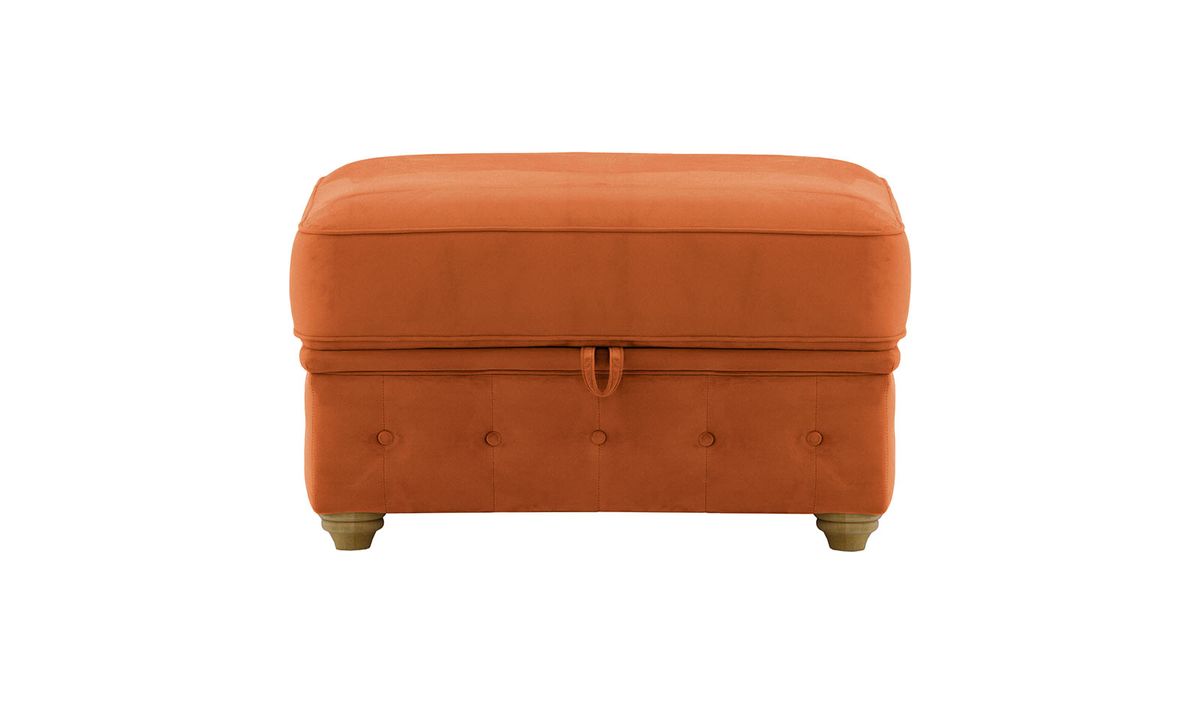 Chesterfield Borneo – Pouf avec coffre de rangement