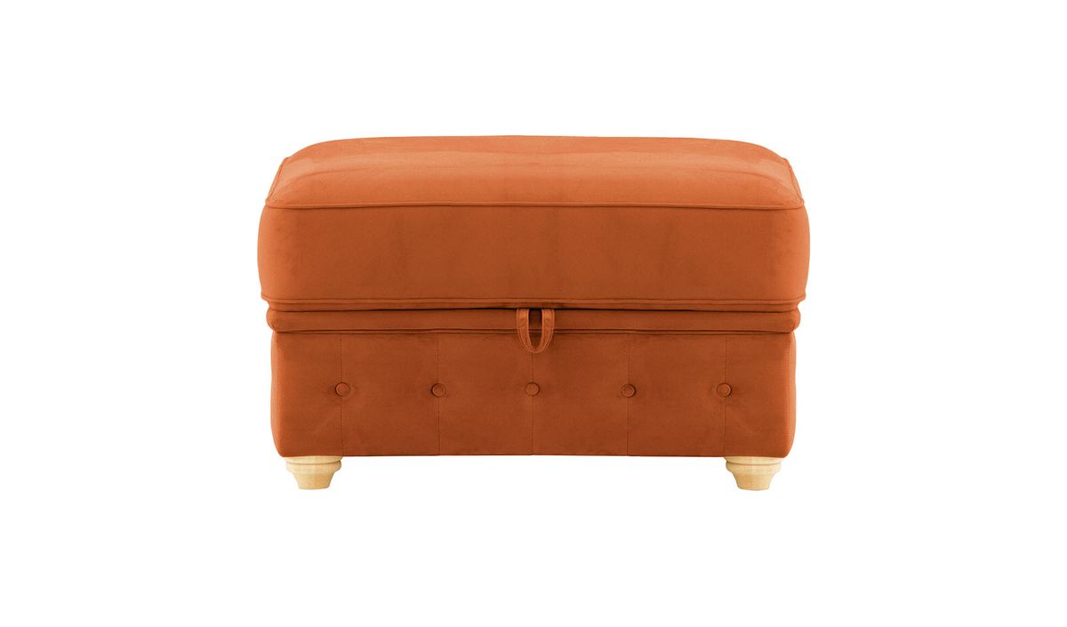 Chesterfield Borneo – Pouf avec coffre de rangement