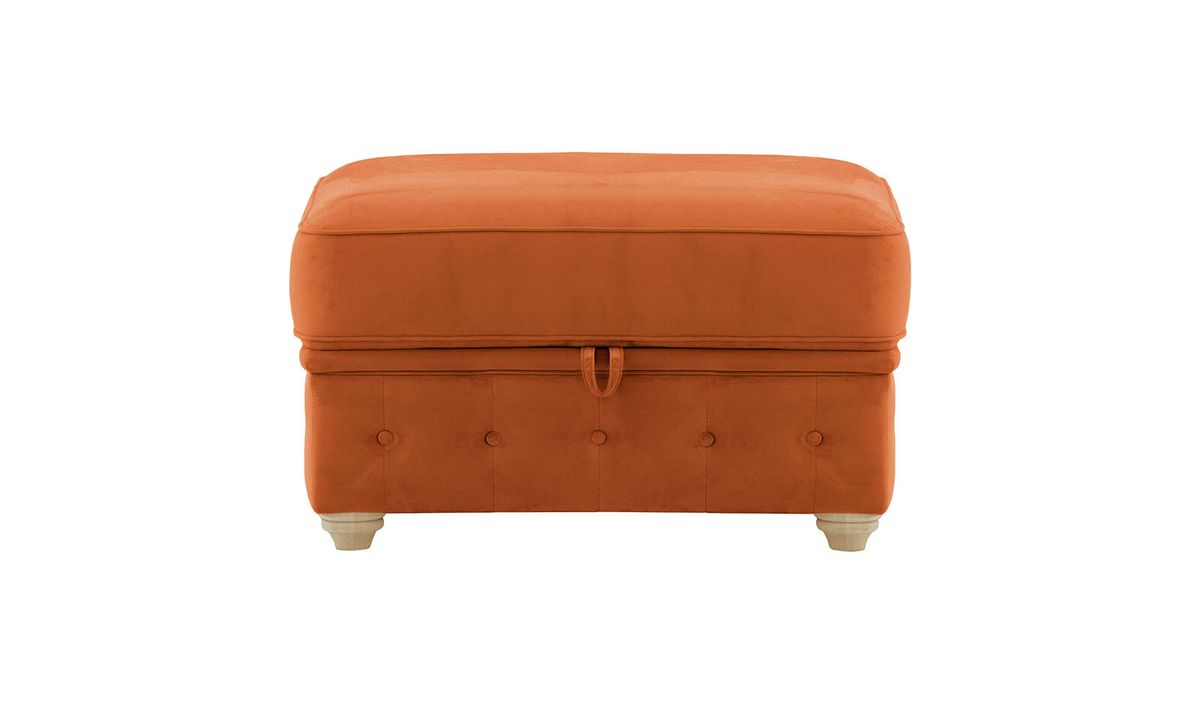 Chesterfield Borneo – Pouf avec coffre de rangement