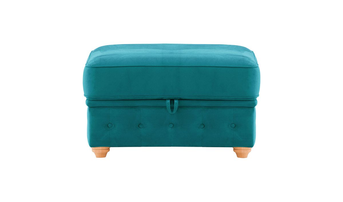 Chesterfield Borneo – Pouf avec coffre de rangement
