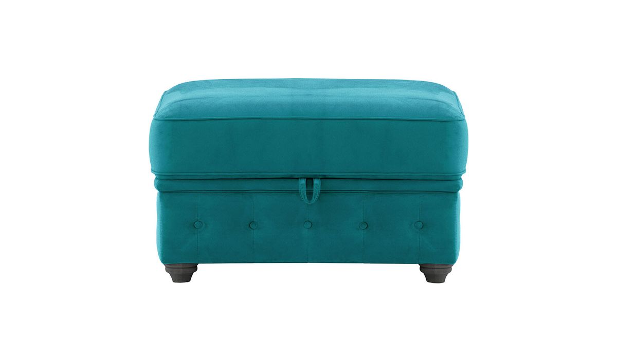 Chesterfield Borneo – Pouf avec coffre de rangement