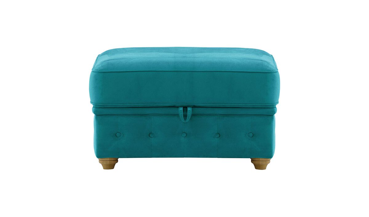 Chesterfield Borneo – Pouf avec coffre de rangement