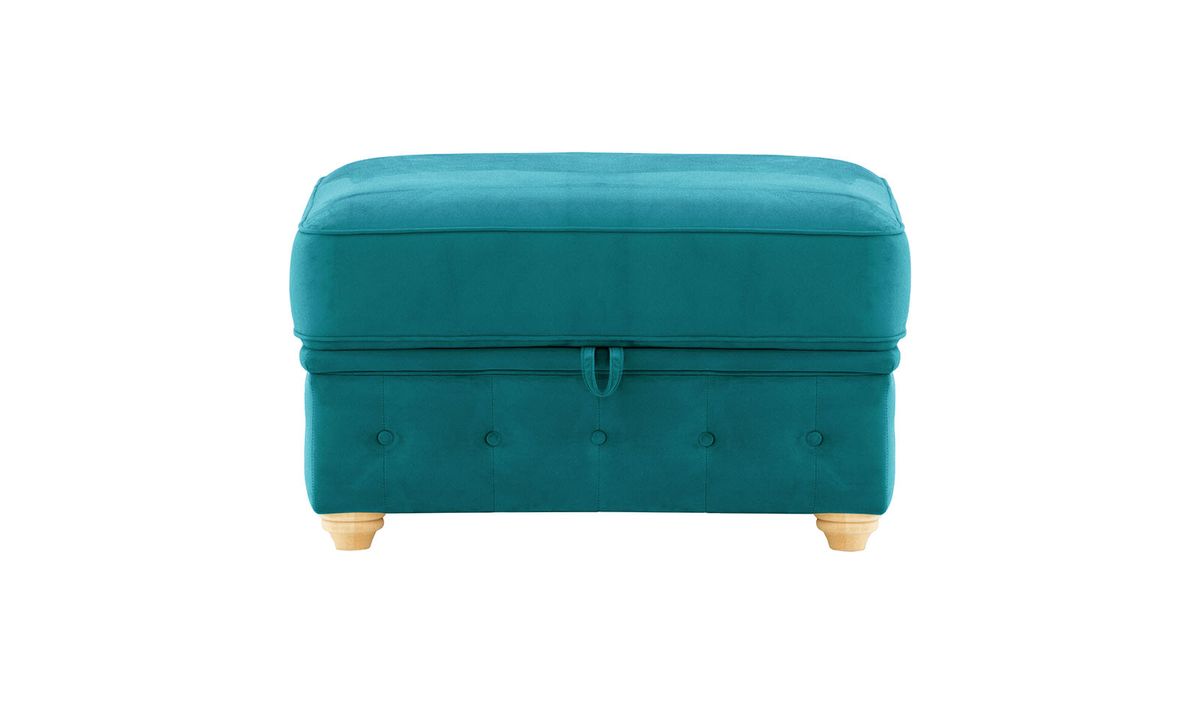 Chesterfield Borneo – Pouf avec coffre de rangement