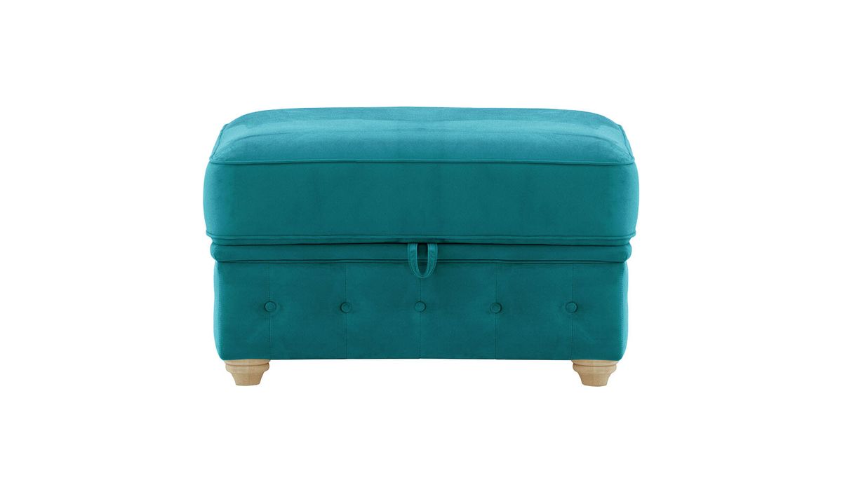 Chesterfield Borneo – Pouf avec coffre de rangement