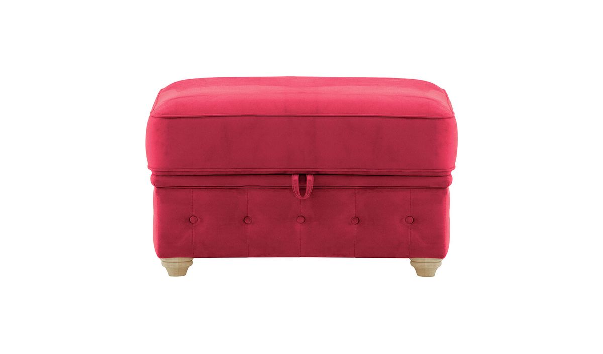 Chesterfield Borneo – Pouf avec coffre de rangement