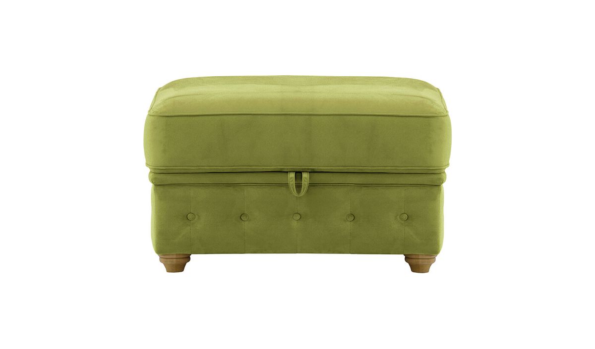 Chesterfield Borneo – Pouf avec coffre de rangement