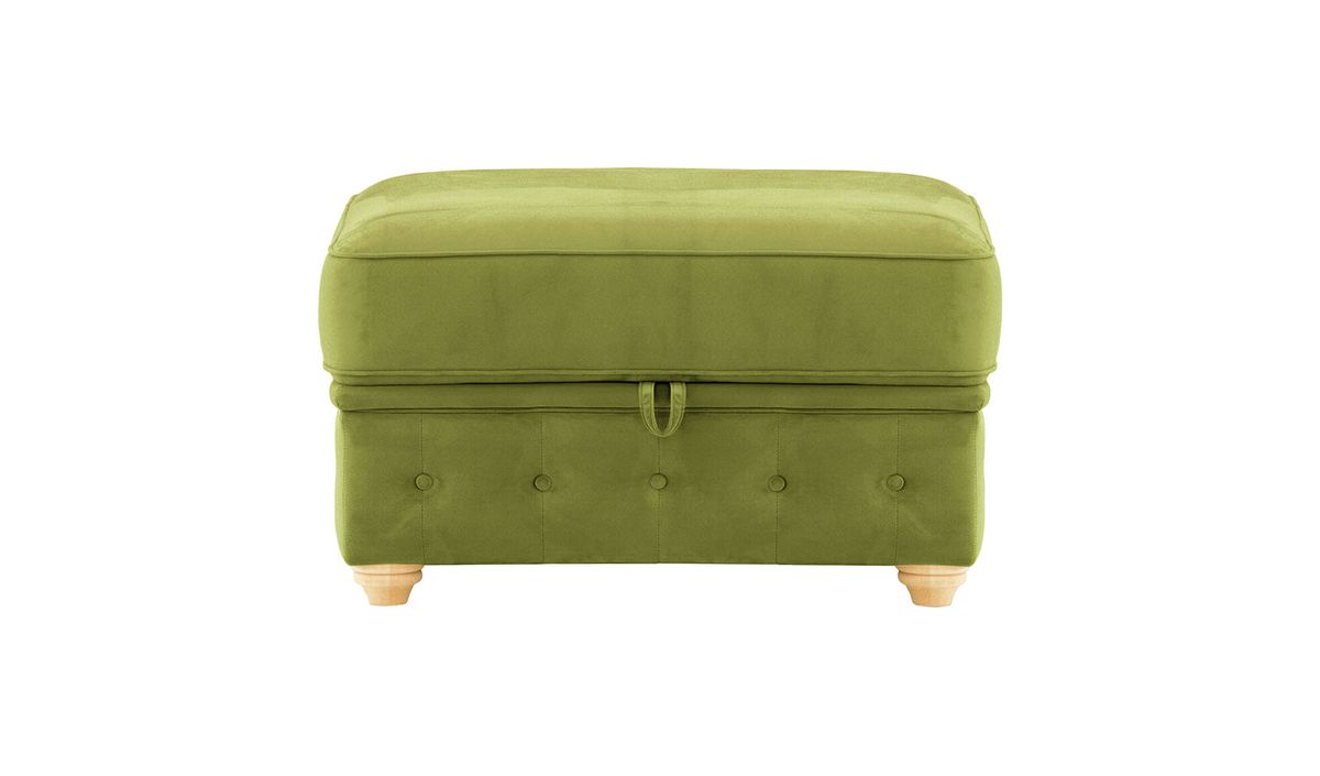 Chesterfield Borneo – Pouf avec coffre de rangement