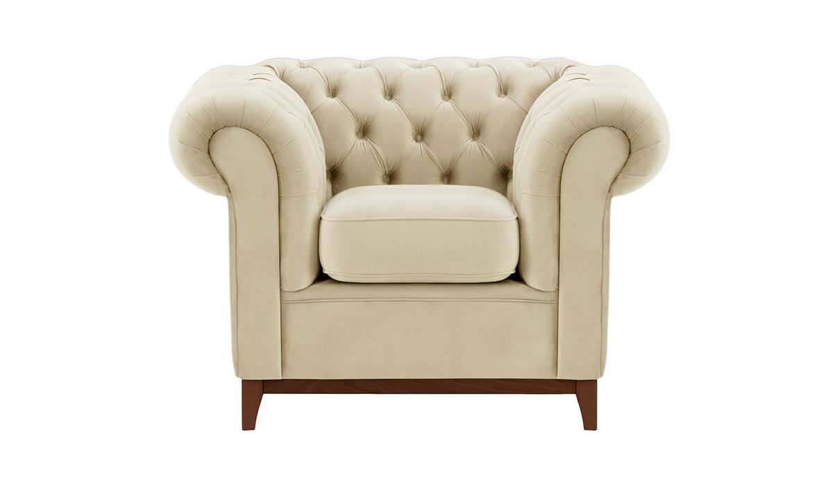 Fauteuil Chesterfield Wood — vue 3