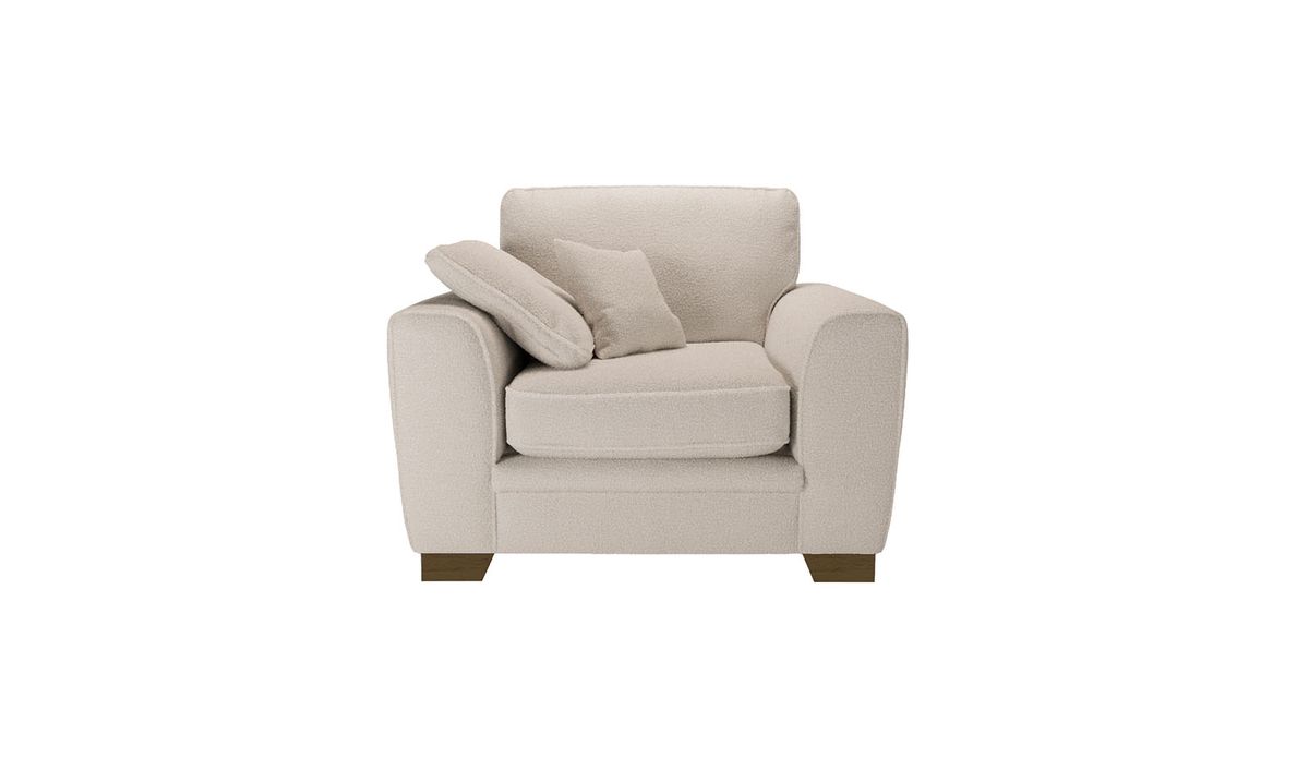 Fauteuil Ronay, Teddy latte - café au lait