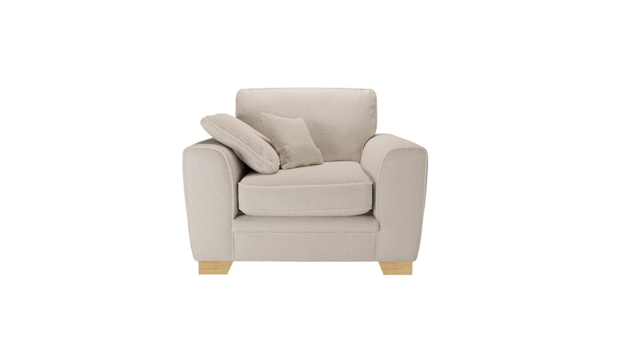 Fauteuil Ronay, Teddy latte - café au lait
