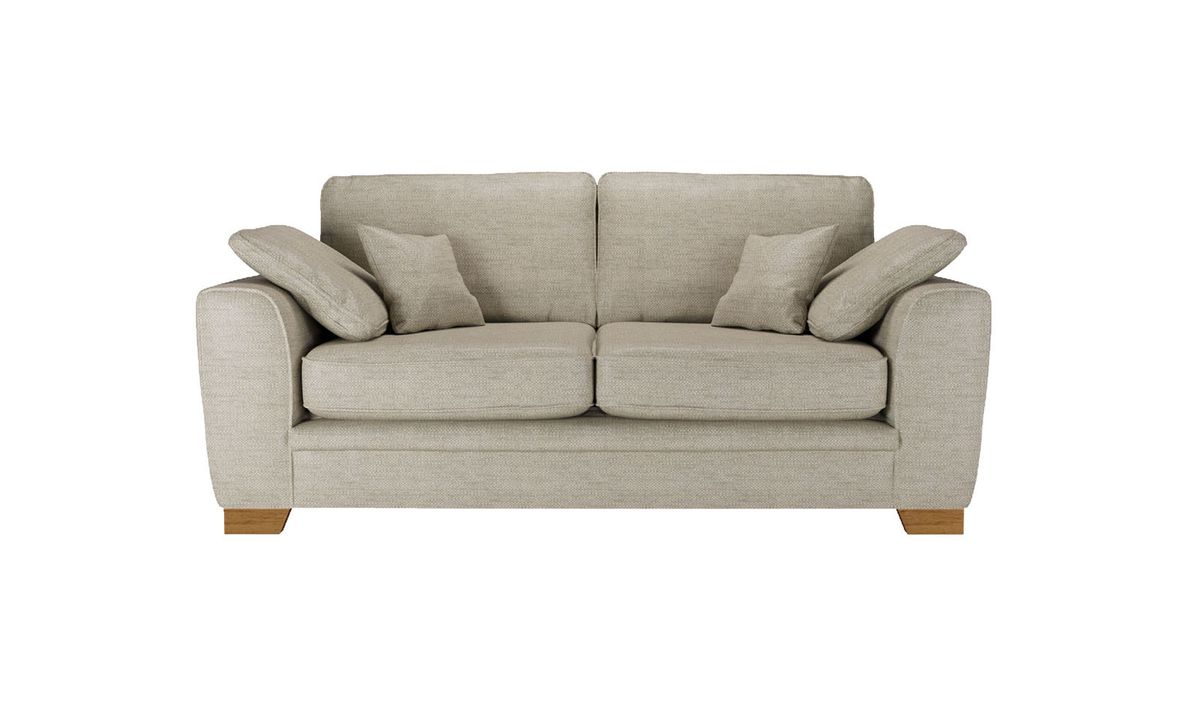 Ronay canapé deux places, beige - Cherub 0418, Couleur des pieds: aveo