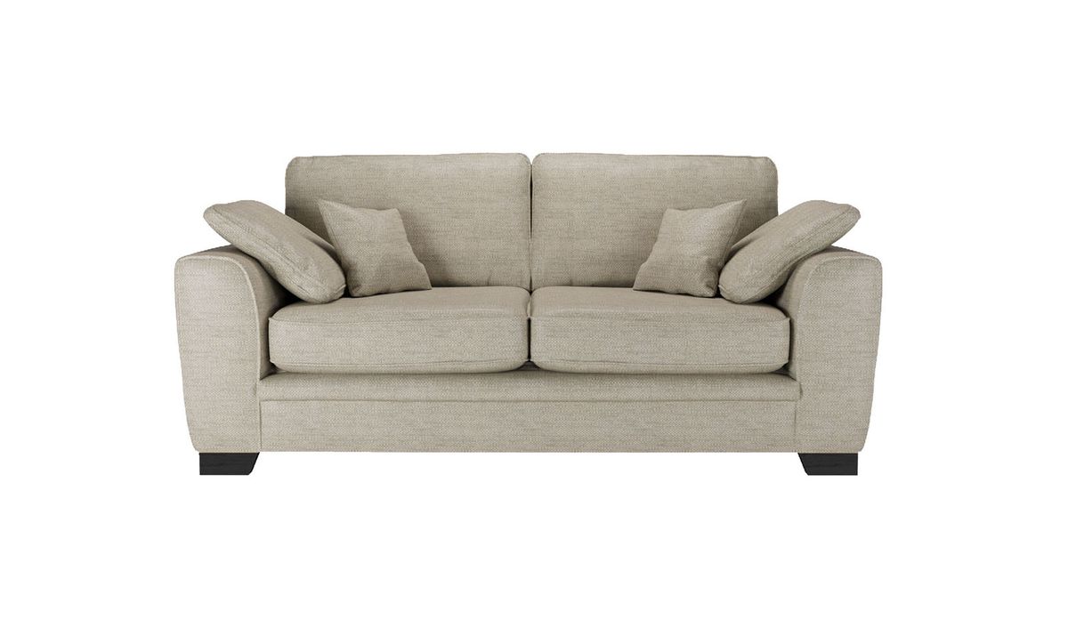 Ronay canapé deux places, beige - Cherub 0418, Couleur des pieds: Noir