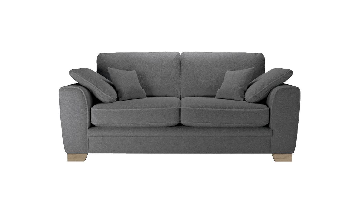 Ronay canapé deux places, Teddy granite - graphite