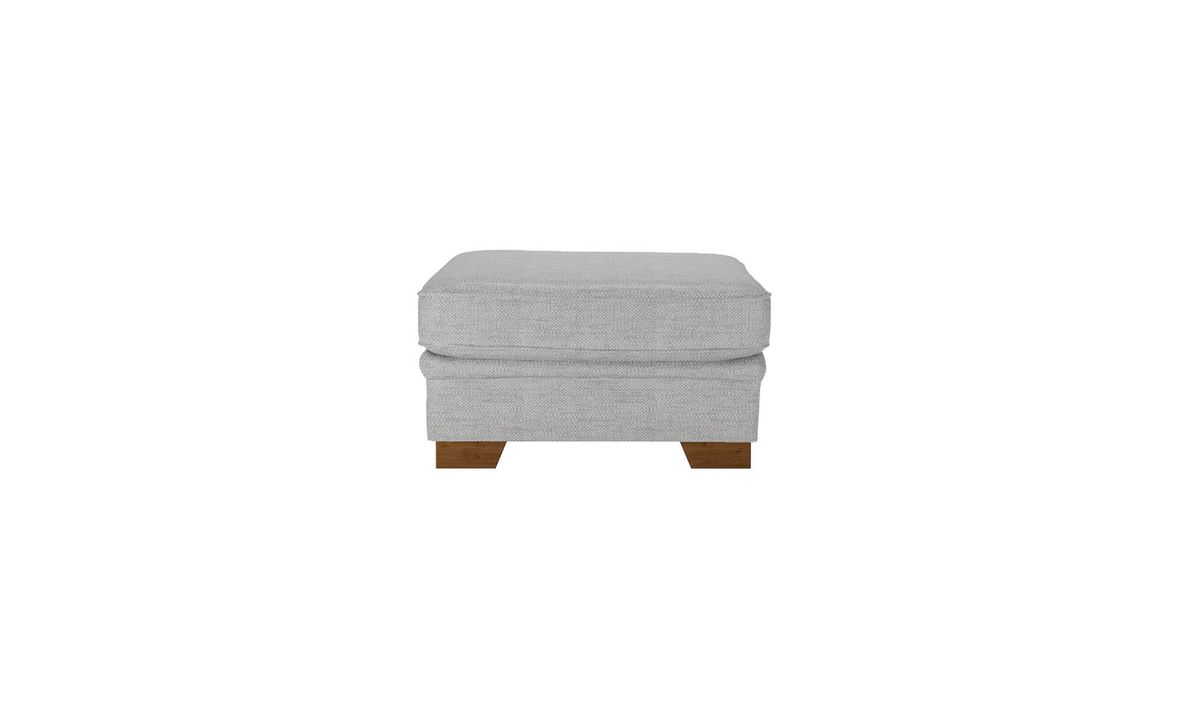 Pouf Ronay, gris clair - Cherub 0414, Couleur des pieds: aveo