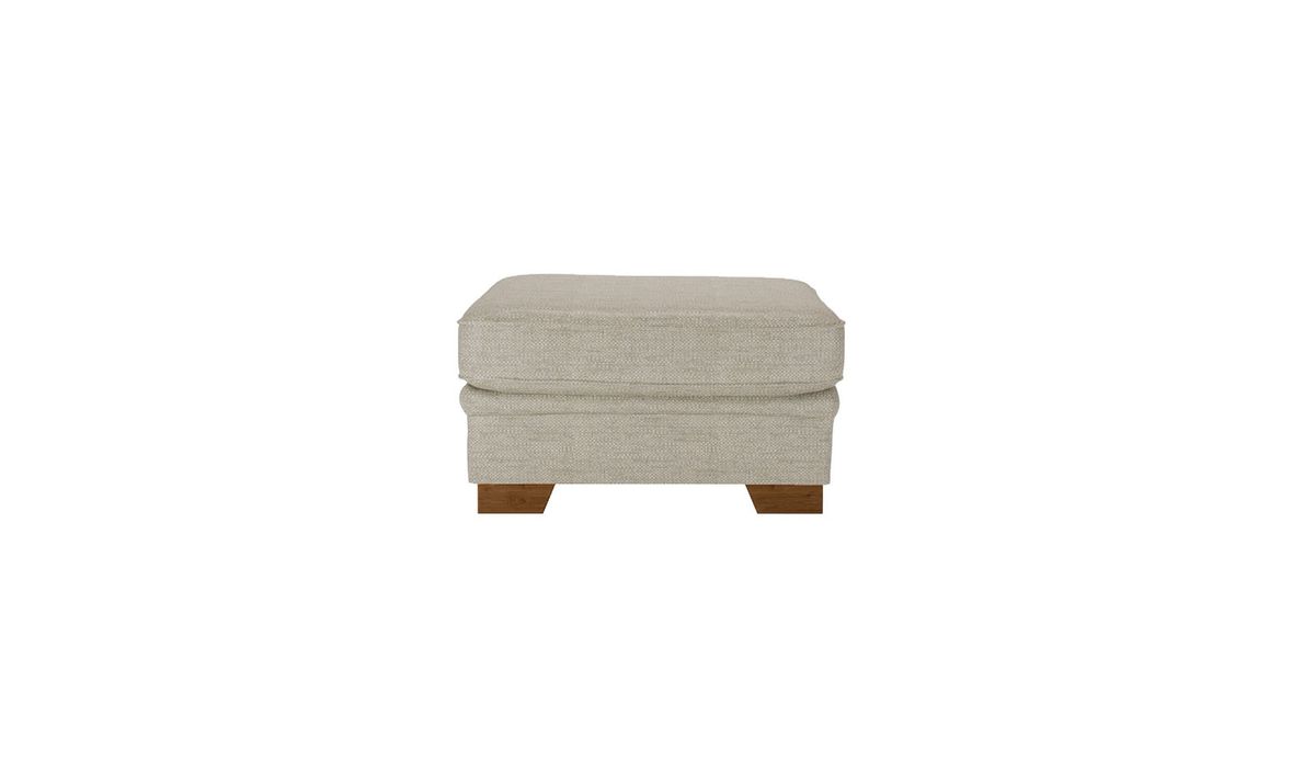 Pouf Ronay, beige - Cherub 0418, Couleur des pieds: aveo