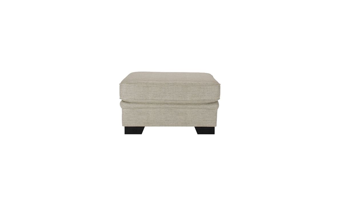 Pouf Ronay, beige - Cherub 0418, Couleur des pieds: Noir