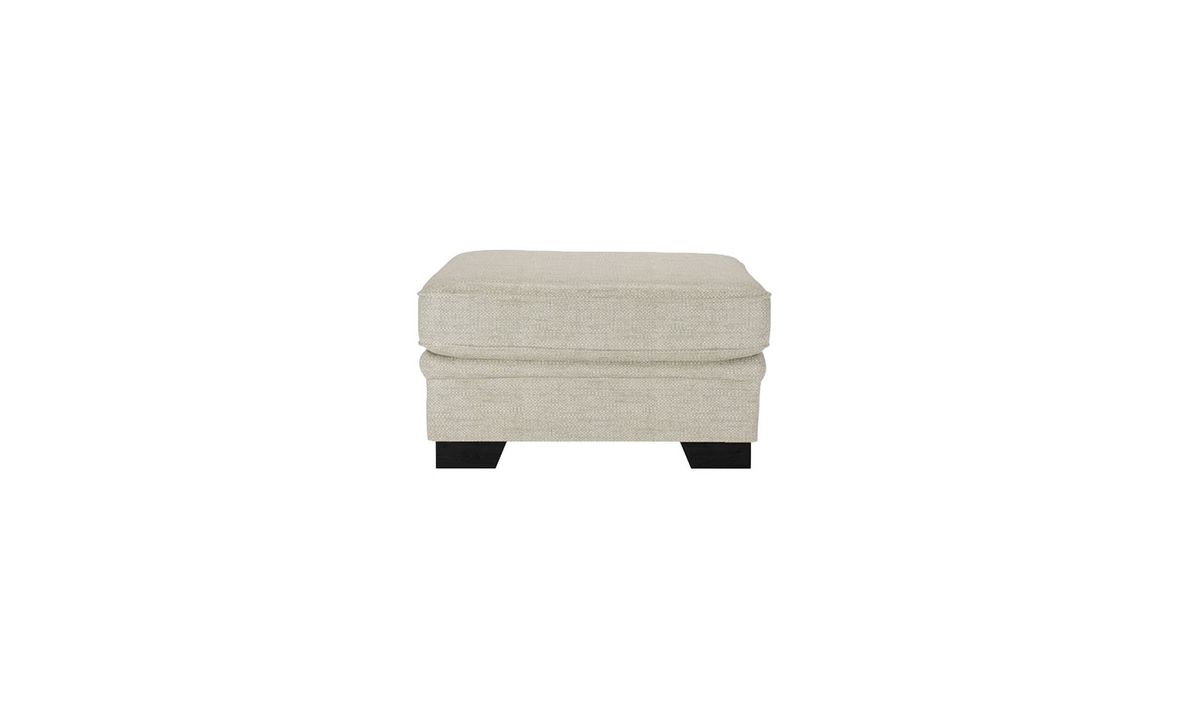 Pouf Ronay, crème - Cherub 0468, Couleur des pieds: Noir