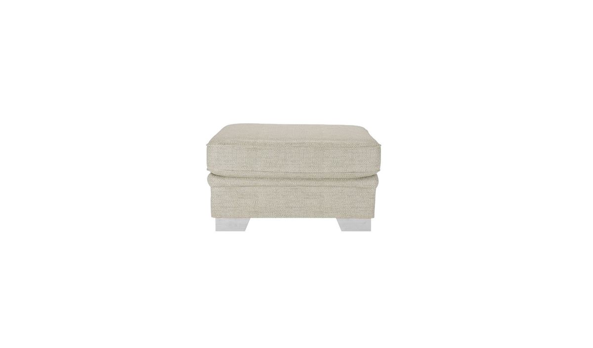Pouf Ronay, crème - Cherub 0468, Couleur des pieds: Blanc