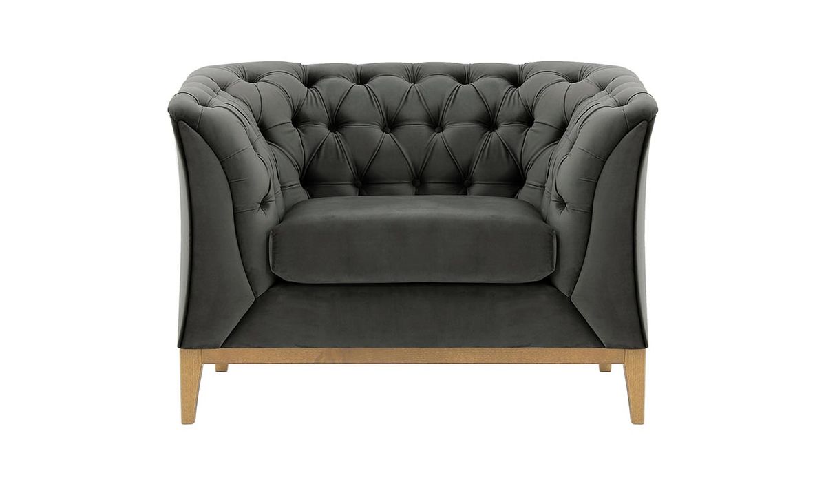 Fauteuil Chesterfield Modern Wood