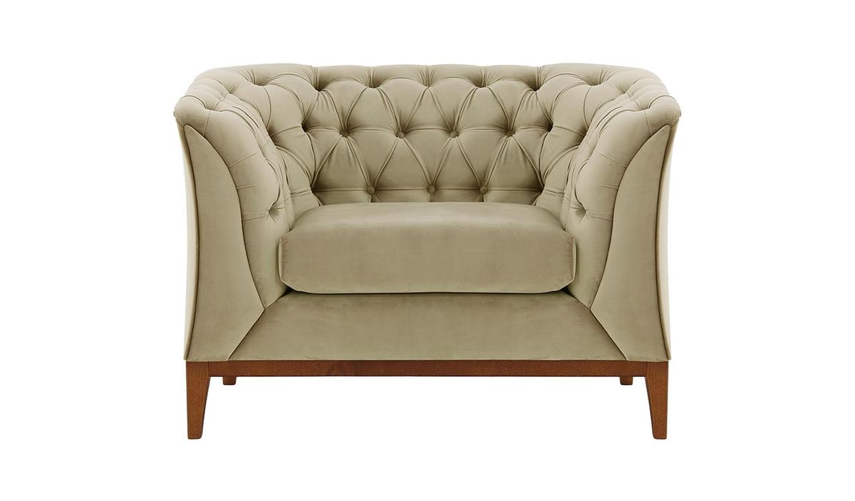 Fauteuil Chesterfield Modern Wood — vue 6