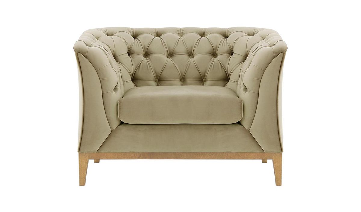 Fauteuil Chesterfield Modern Wood