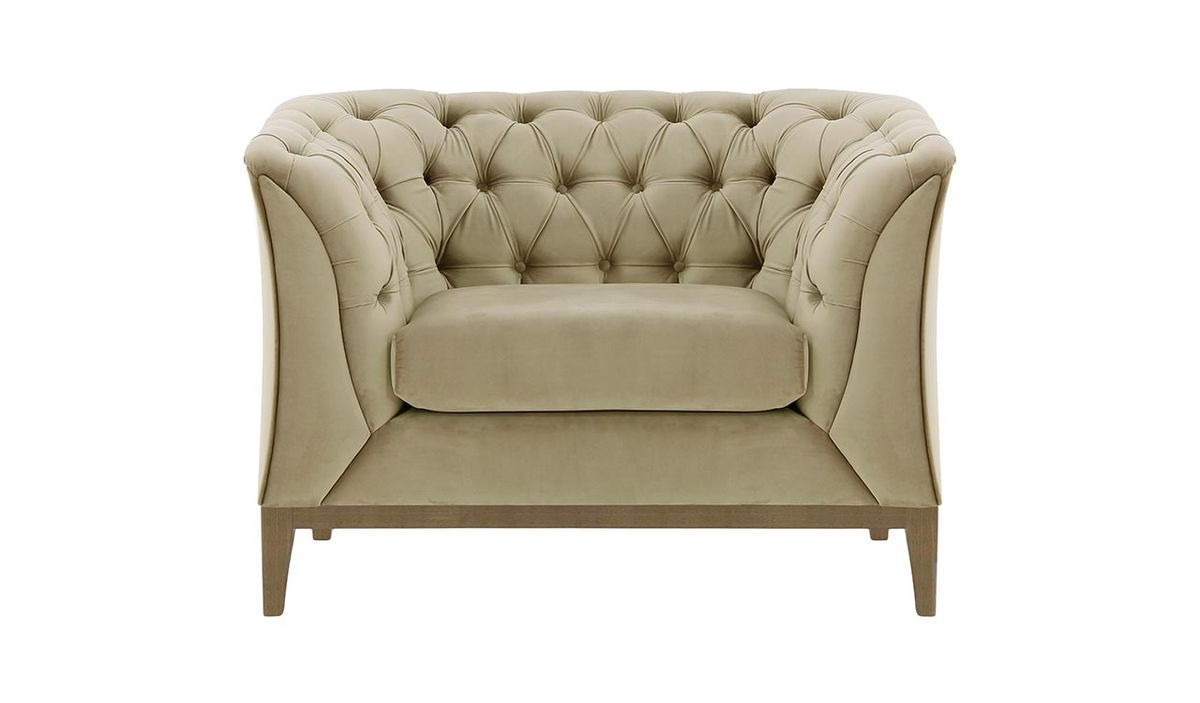 Fauteuil Chesterfield Modern Wood — vue 7