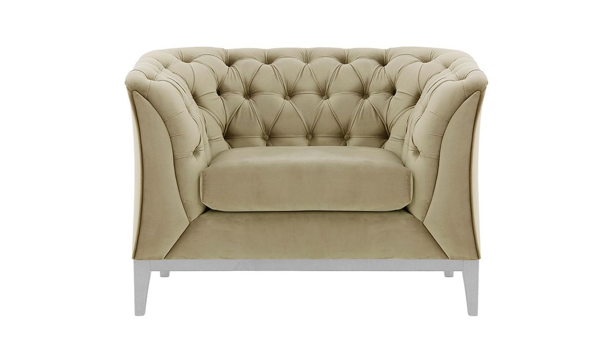 Fauteuil Chesterfield Modern Wood — vue 5